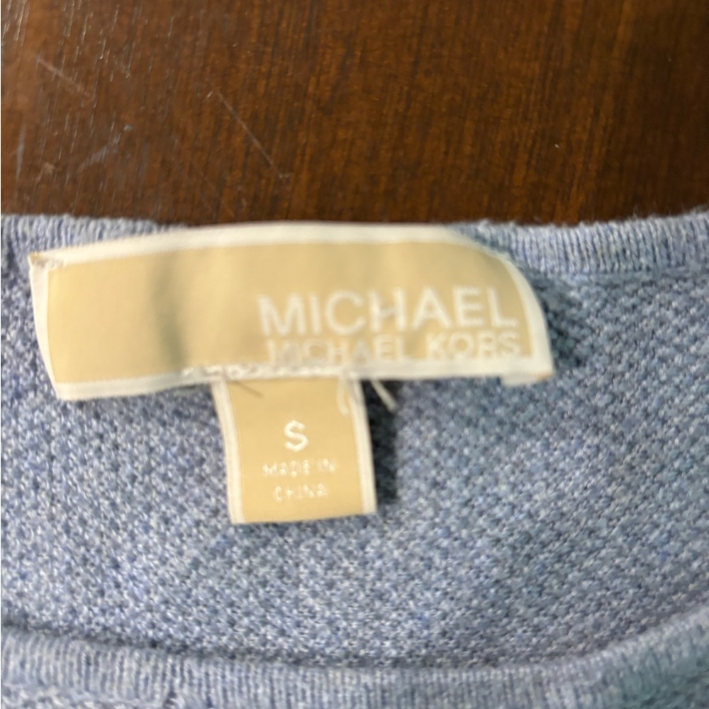 MICHAEL- Michael Kors Light Blue Sweater - Picture 2 of 2